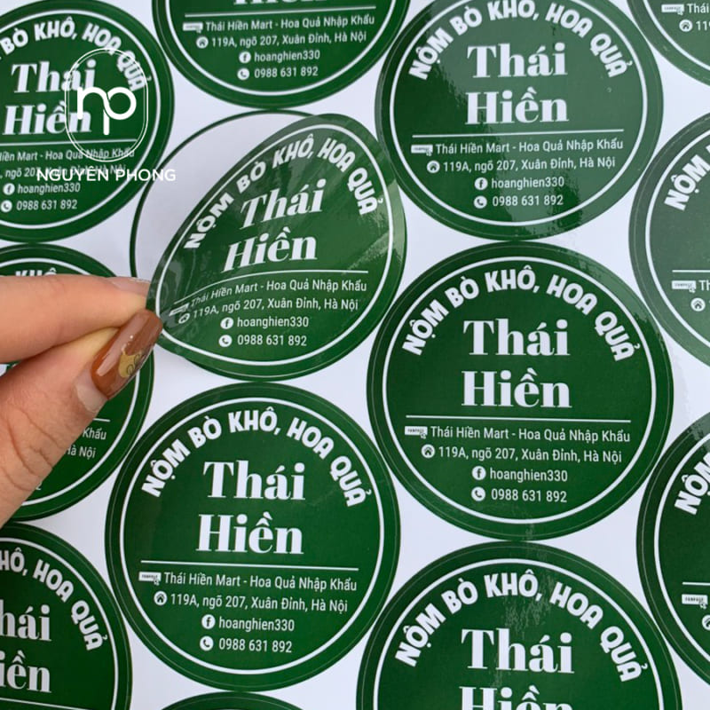 In tem nhãn - In Việt Tin - Công Ty TNHH In Việt Tin